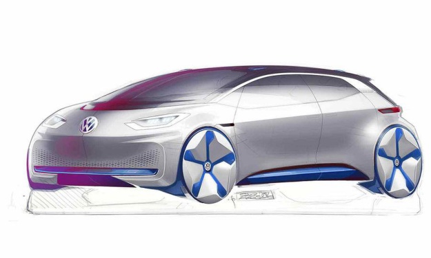 Volkswagen-E-Studie-Paris-Autoshow-Elektro-AUTOmativ.de-Pariser-Autosalon
